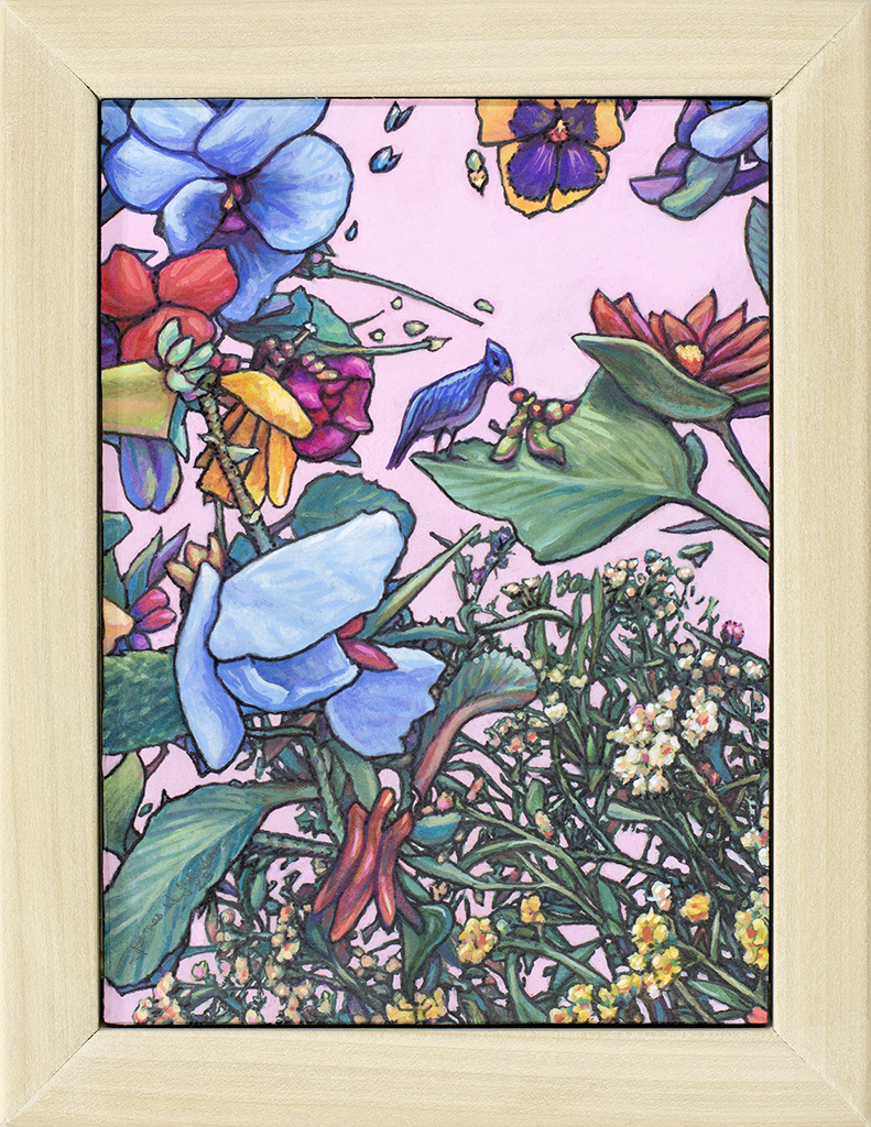 Floral Interpretation on Pink